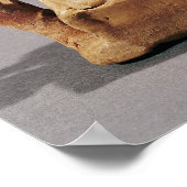 Bäcker knacken Teig auf Thebes Poster (Ecke)