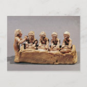 Bäcker knacken Teig auf Thebes Postkarte (Vorderseite)