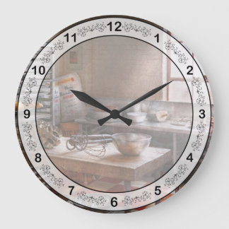 Bäcker - Küche - Die kommerzielle Bäckerei .jpg Große Wanduhr