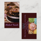 Bäcker-Kuchen-Trüffel Visitenkarte (Vorne/Hinten)