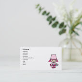 Bäcker-Mädchen Visitenkarte (Stehend Vorderseite)