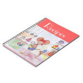 Bäcker-Mäuserezept-Notizbuch Notizblock (Linke Seite)