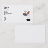 Bäcker mit Brot Visitenkarte (Vorne/Hinten)