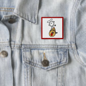 Bäcker mit Nudelholz Button (Beispiel)