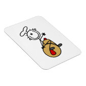 Bäcker mit Nudelholz Magnet (Rechte Seite)