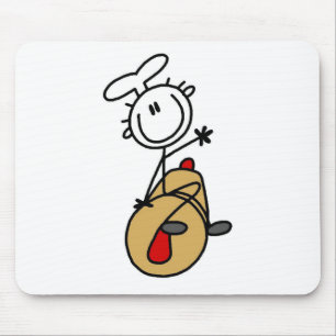 Bäcker mit Nudelholz Mousepad