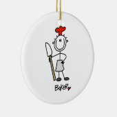 Bäcker mit Scraper Keramikornament (Rechts)