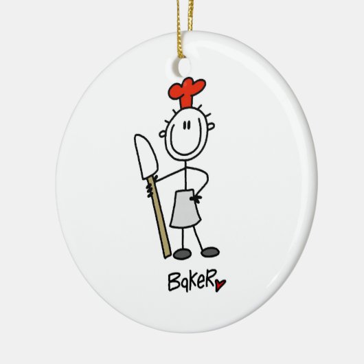 Bäcker mit Scraper Keramikornament (Links)