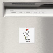 Bäcker mit Teigschaber Magnet (In Situ (Geschirrspüler))