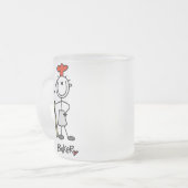 Bäcker mit Teigschaber Mattglastasse (Vorderseite Links)