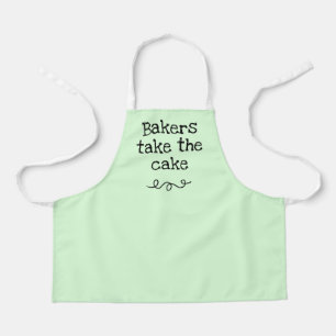 Bäcker nehmen die Schürze von Cake Funny Kids