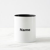 Bäcker oder Koch Silhouetten Name Tasse (Zentrum)