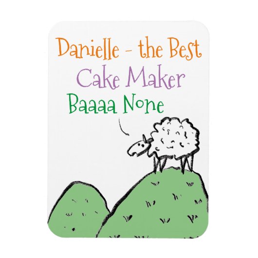 Bäcker oder Konditor Magnet (Vertikal)