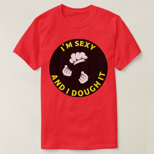 Bäcker Schürze Funny Cake Baker gibt Brot Maker Gi T-Shirt (Design vorne)