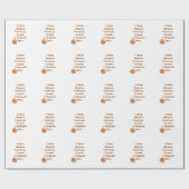 Bäcker-Spaß: Ich backe, weil ich Leute punschiere Geschenkpapier (Flach)