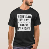 Bäcker-Vater-Überraschungs-bester Vater, T-Shirt (Vorderseite)