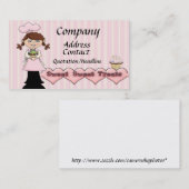 Bäcker-Visitenkarte Visitenkarte (Vorne/Hinten)