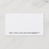 Bäcker-Visitenkarte Visitenkarte (Rückseite)