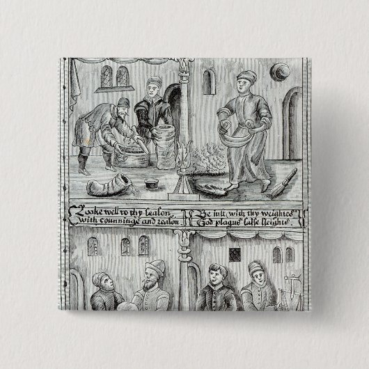 Bäcker von York, A.D, 1595-96 Button (Vorderseite)