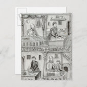 Bäcker von York A.D., 1595-96 Postkarte (Vorne/Hinten)