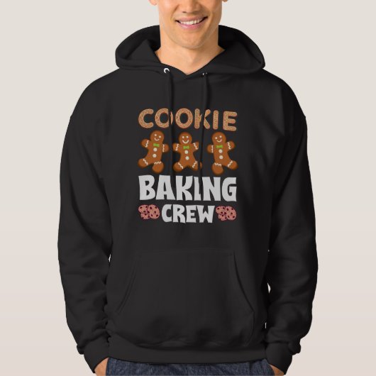 Bäcker Weihnachts Cookie Crew Familienbackteam Gi Hoodie (Vorderseite)