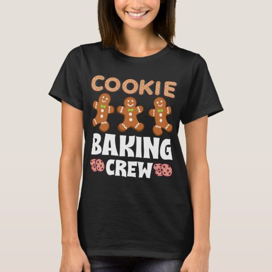 Bäcker Weihnachts Cookie Crew Familienbackteam Gi T-Shirt (Vorderseite)