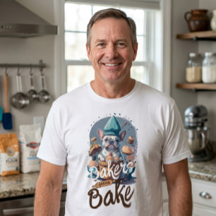 Bäcker werden backen Backmeister Französische Bull T-Shirt