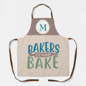 Bäcker werden monogramm Geschenk backen Schürze (Vorderseite)