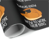 Bäcker wissen, wie sie ihre Brötchen backpuppen kö Geschenkpapier (Rolleneckpunkt)