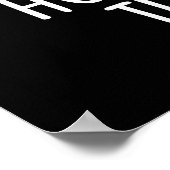 Bäcker wissen, wie sie ihre Brötchen backpuppen kö Poster (Ecke)