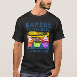 Bäckerbäcker backen für Bäckereien Kuchen T-Shirt