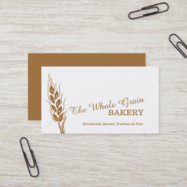 Bäckerbäckereiweizen-Korn-Visitenkarten Visitenkarte
