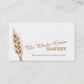Bäckerbäckereiweizen-Korn-Visitenkarten Visitenkarte (Vorderseite)