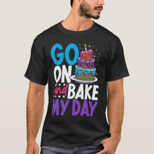 Bäckerchen Backkuchen Kuchen Brot Koch Küche Koche T-Shirt