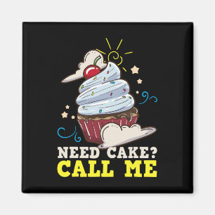 Bäckerchen Kuchen Cupcake Geschenk Magnet