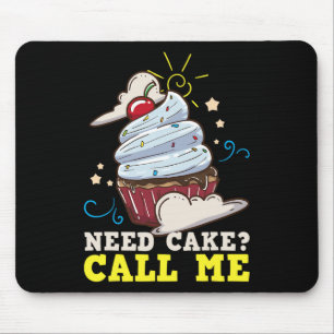 Bäckerchen Kuchen Cupcake Geschenk Mousepad