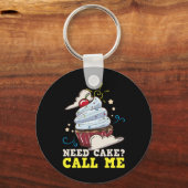 Bäckerchen Kuchen Cupcake Geschenk Schlüsselanhänger (Vorderseite)