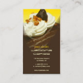 Bäckerei, Bäcker Fotovorlagen Visitenkarten Visitenkarte (Rückseite)