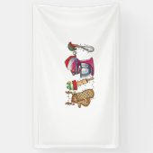 Bäckerei Bäckerei Bäckerei Küchenarbeit Banner (Vertikal)