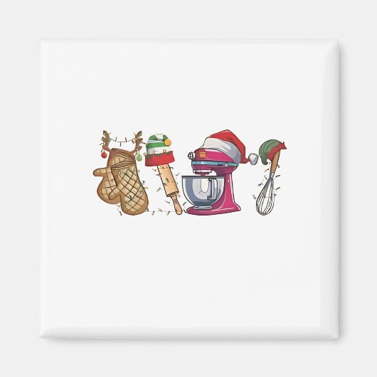 Bäckerei Bäckerei Bäckerei Küchenarbeit Magnet (Vorne)