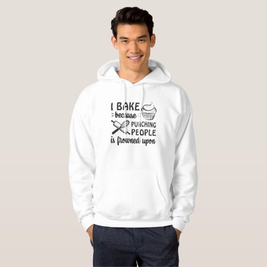 Bäckerei Bäckerei Bake Brot Kuchen Backen Funny Ge Hoodie (Vorne ganz)