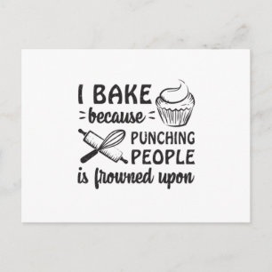 Bäckerei Bäckerei Bake Brot Kuchen Backen Funny Ge Postkarte