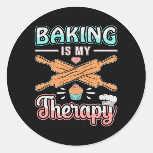 Bäckerei Bäckerei Brot backkuchen Therapie Geschen Runder Aufkleber