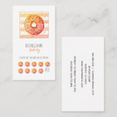 Bäckerei Bäckerei Donut Konditorei Koch Loyalität  Treuekarte (Vorne/Hinten)