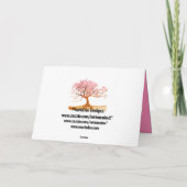 Bäckerei/Bäckerei/Konditorei Koch 4 Grußkarten Dankeskarte (Rückseite)