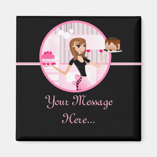 Bäckerei/Bäckerei/Konditorei Koch Frig Magnet Desi (Vorne)