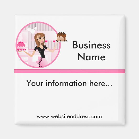 Bäckerei/Bäckerei/Konditorei Koch Frig Magnet Desi (Vorne)