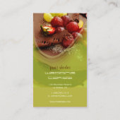 Bäckerei, Bäckerei und Visitenkarten Visitenkarte (Rückseite)