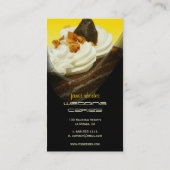 Bäckerei, Bäckerei und Visitenkarten Visitenkarte (Rückseite)