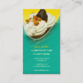Bäckerei, Bäckerei und Visitenkarten Visitenkarte (Rückseite)